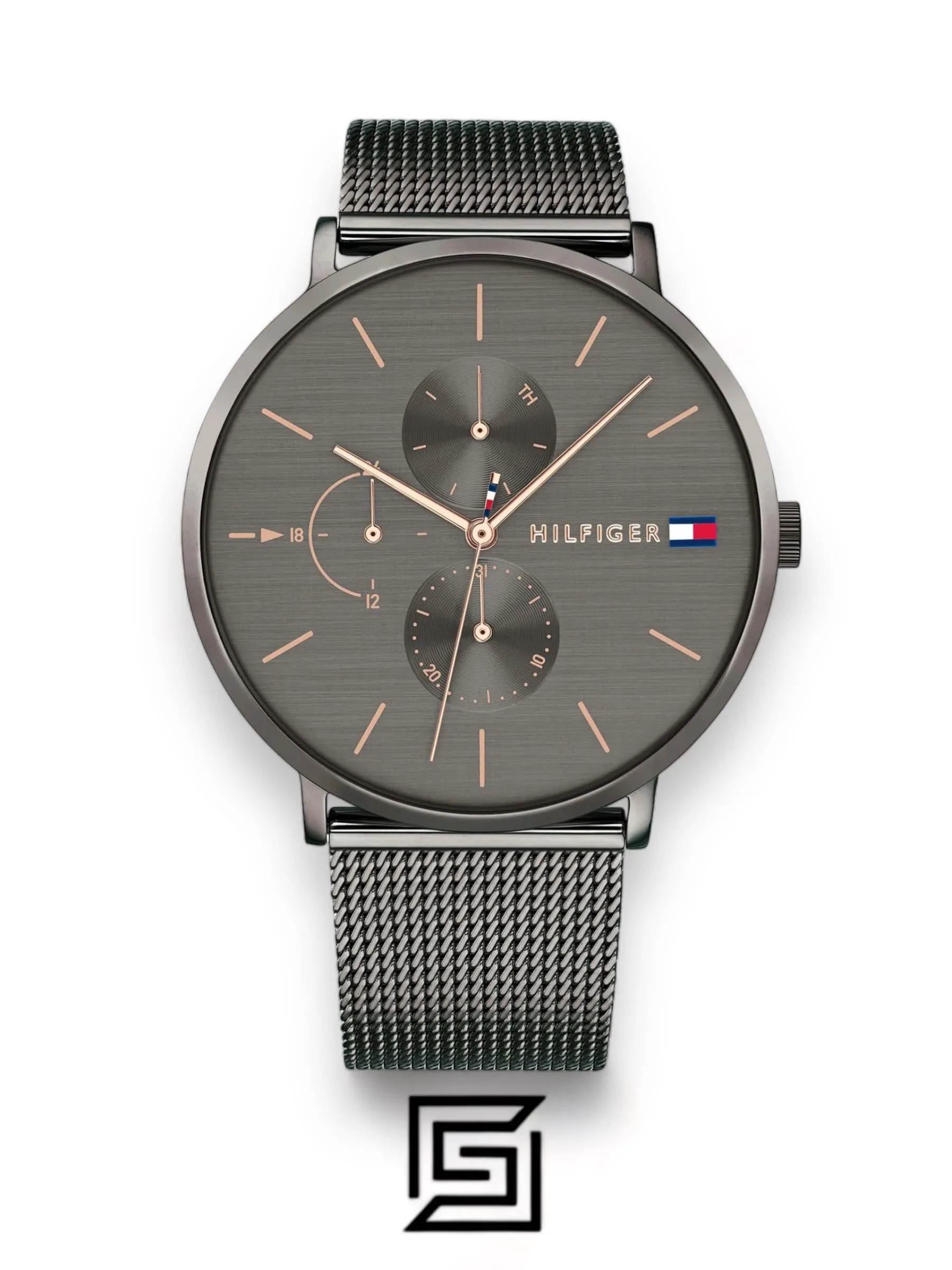 Original Watches,Women Tommy Hilfiger watches Ladies Analog Black Business Quartz - 1781945 Tommy Hilfiger