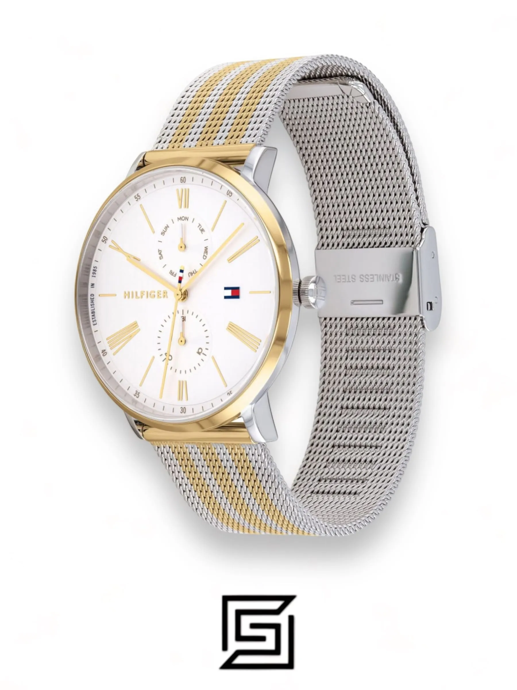 Original Watches,Women Tommy Hilfiger watches Womens Multi dial Quartz Watch with Stainless Steel Strap 1782074 Tommy Hilfiger