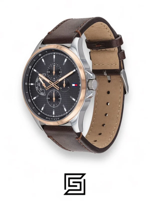 Men,Original Watches Tommy Hilfiger original-watches Tommy Shawn Men's Grey Dial Stainless Steel Watch - 1791615 Tommy Hilfiger