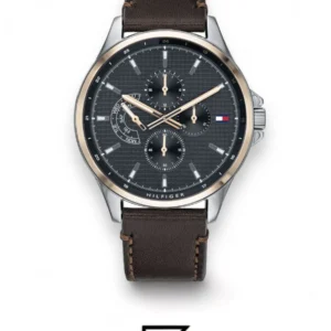 Men,Original Watches Tommy Hilfiger original-watches Tommy Shawn Men's Grey Dial Stainless Steel Watch - 1791615 Tommy Hilfiger