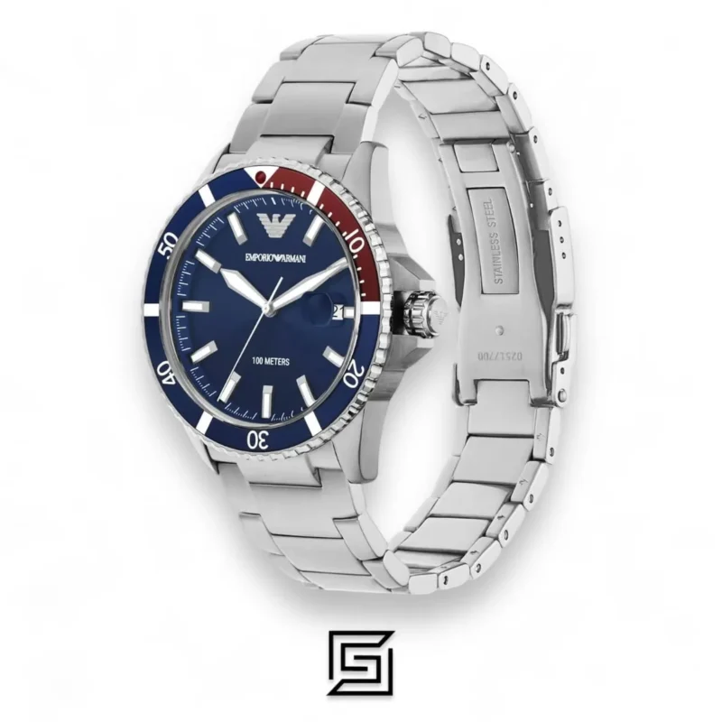 Men,Original Watches Armani original-watches Watch AR11339, Silver, Silver, One Size, bracelet Emporio Armani