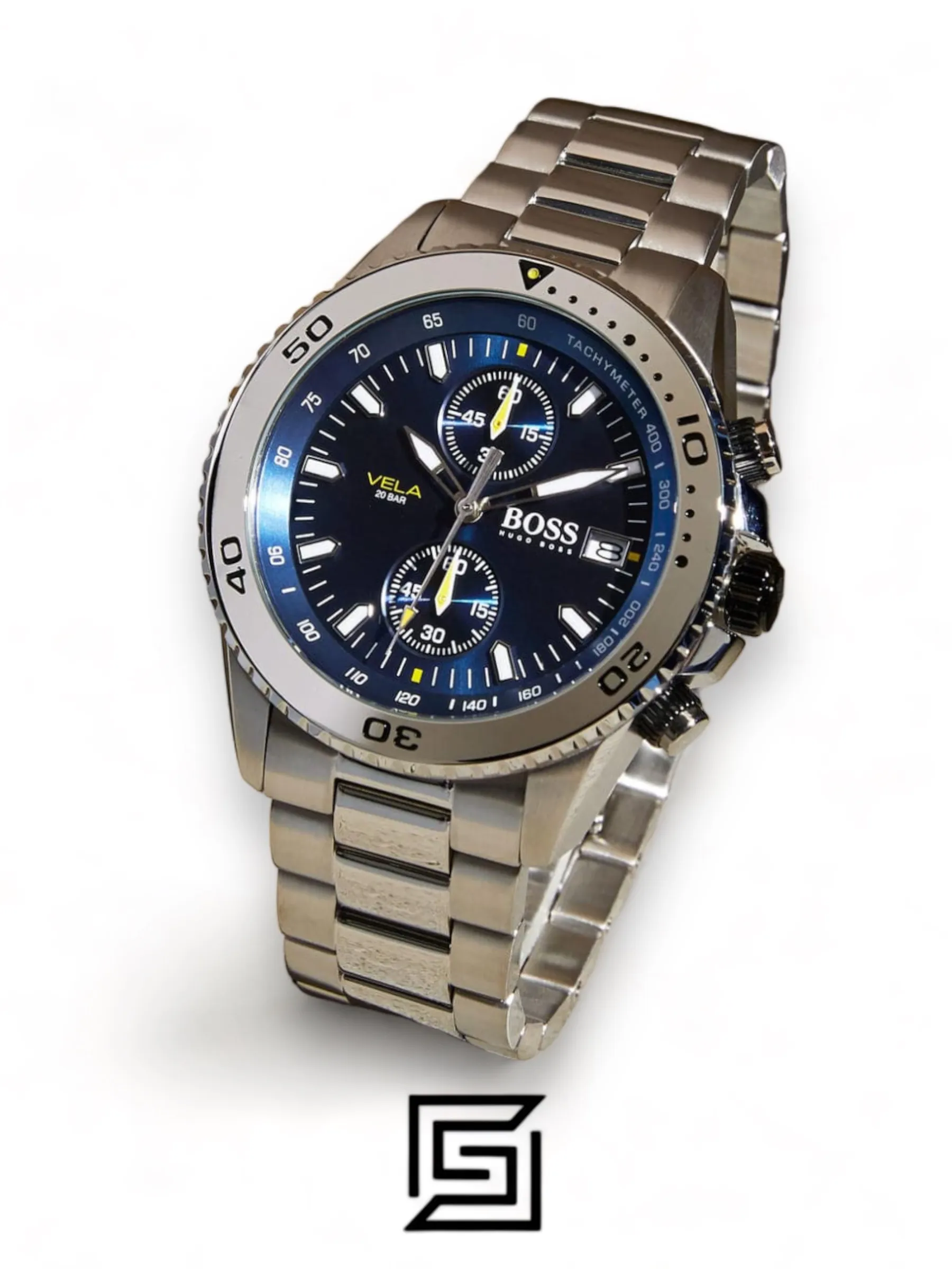 Men,Watches,Men,Original Watches Hugo Boss original-watches Men's Chronograph Quartz Watch with Stainless Steel Strap - 1513775 Boss