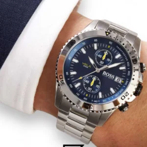 Men,Watches,Men,Original Watches Hugo Boss original-watches Men's Chronograph Quartz Watch with Stainless Steel Strap - 1513775 Boss