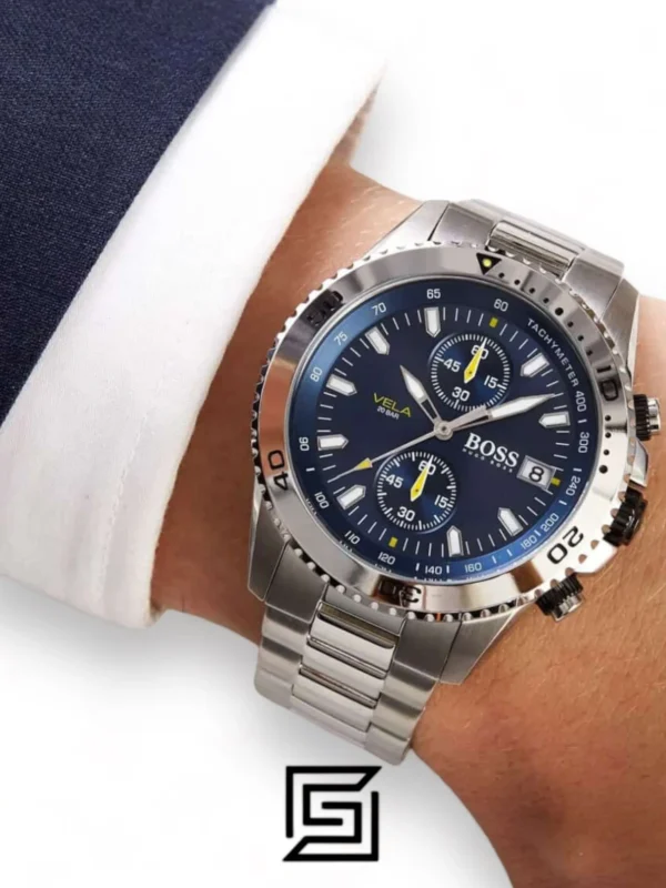 Men,Watches,Men,Original Watches Hugo Boss original-watches Men's Chronograph Quartz Watch with Stainless Steel Strap - 1513775 Boss