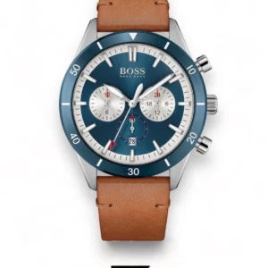 Men,Original Watches Hugo Boss original-watches Men's Stainless Steel Quartz Watch with Leather Strap - 1513860 Boss