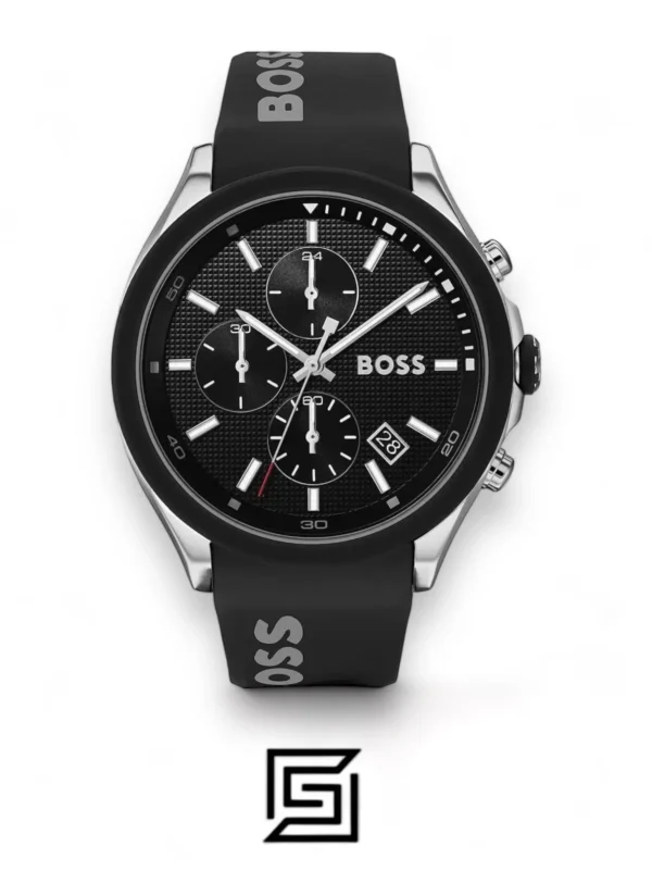 Men,Watches,Men,Original Watches Hugo Boss original-watches Velocity Men's Black Dial Silicone Watch - 1513716 Boss