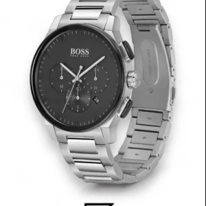 Men,Original Watches Hugo Boss watches Chronograph Quartz Watch for Men with Silver Stainless Steel Bracelet - 1513762 Boss