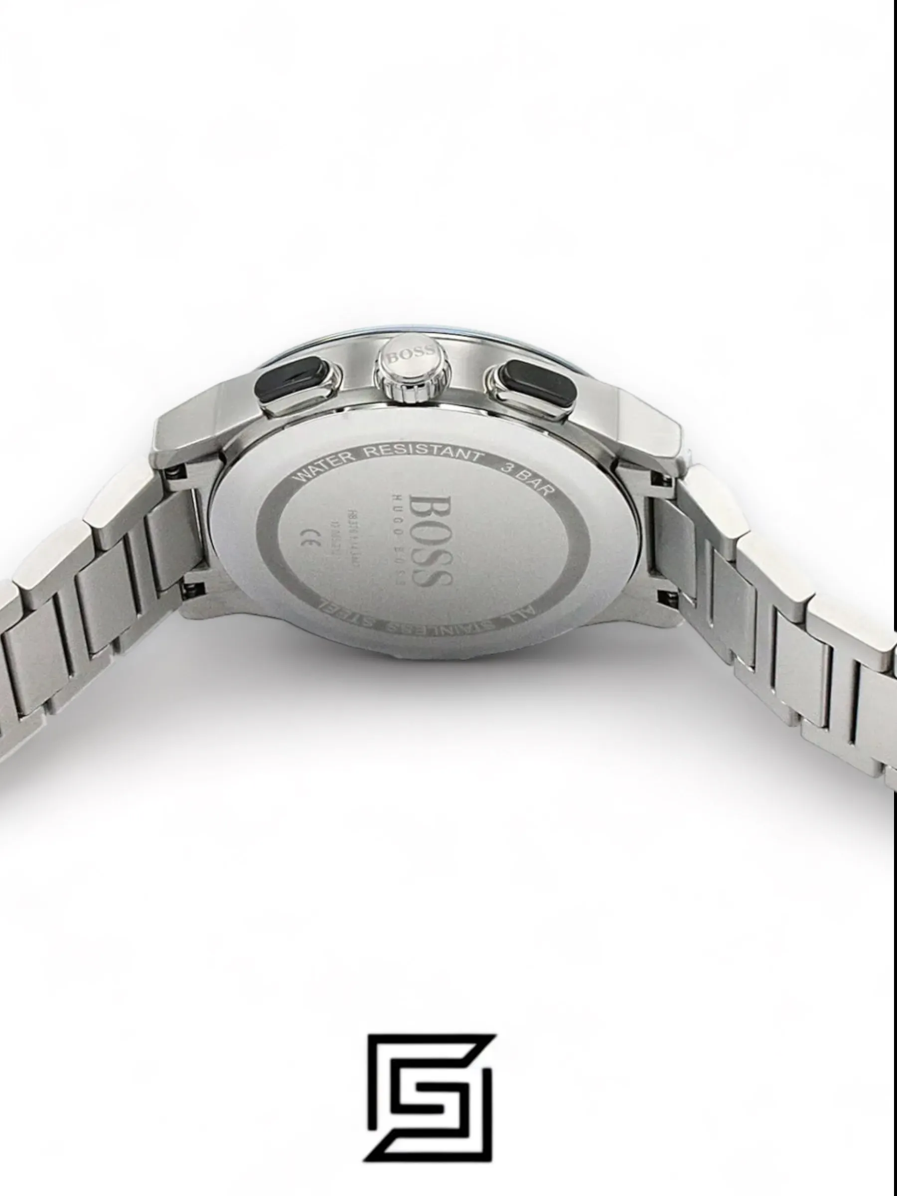 Men,Original Watches Hugo Boss watches Chronograph Quartz Watch for Men with Silver Stainless Steel Bracelet - 1513762 Boss