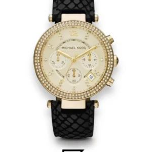 Original Watches,Women Michael Kors watches Parker Women's Beige Dial Leather Band Watch - MK2316 Michael Kors