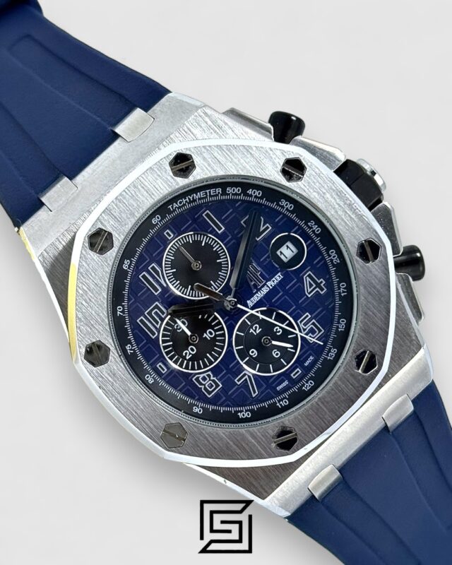 Audemars Piguet Royal Oak Offshore Chronograph - Navy Blue Dial & Rubber Strap