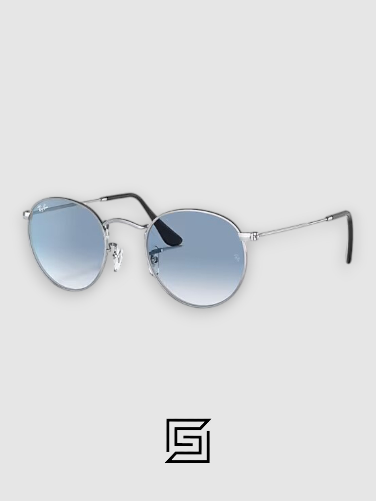 ⁦Ray Ban Sunglasses RB3447 ROUND METAL Unisex⁩ - الصورة ⁦3⁩