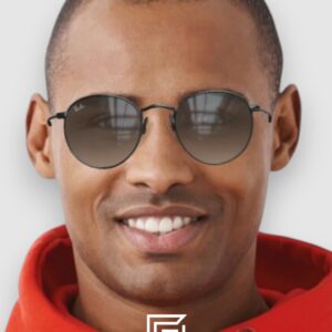 ⁦Ray Ban Sunglasses RB3447 ROUND METAL Unisex⁩ - الصورة ⁦5⁩