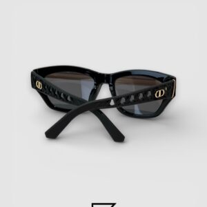 ⁦Dior VeryDior S2F Black Lenses and Black Frame Luxury Sunglasses⁩ - الصورة ⁦2⁩