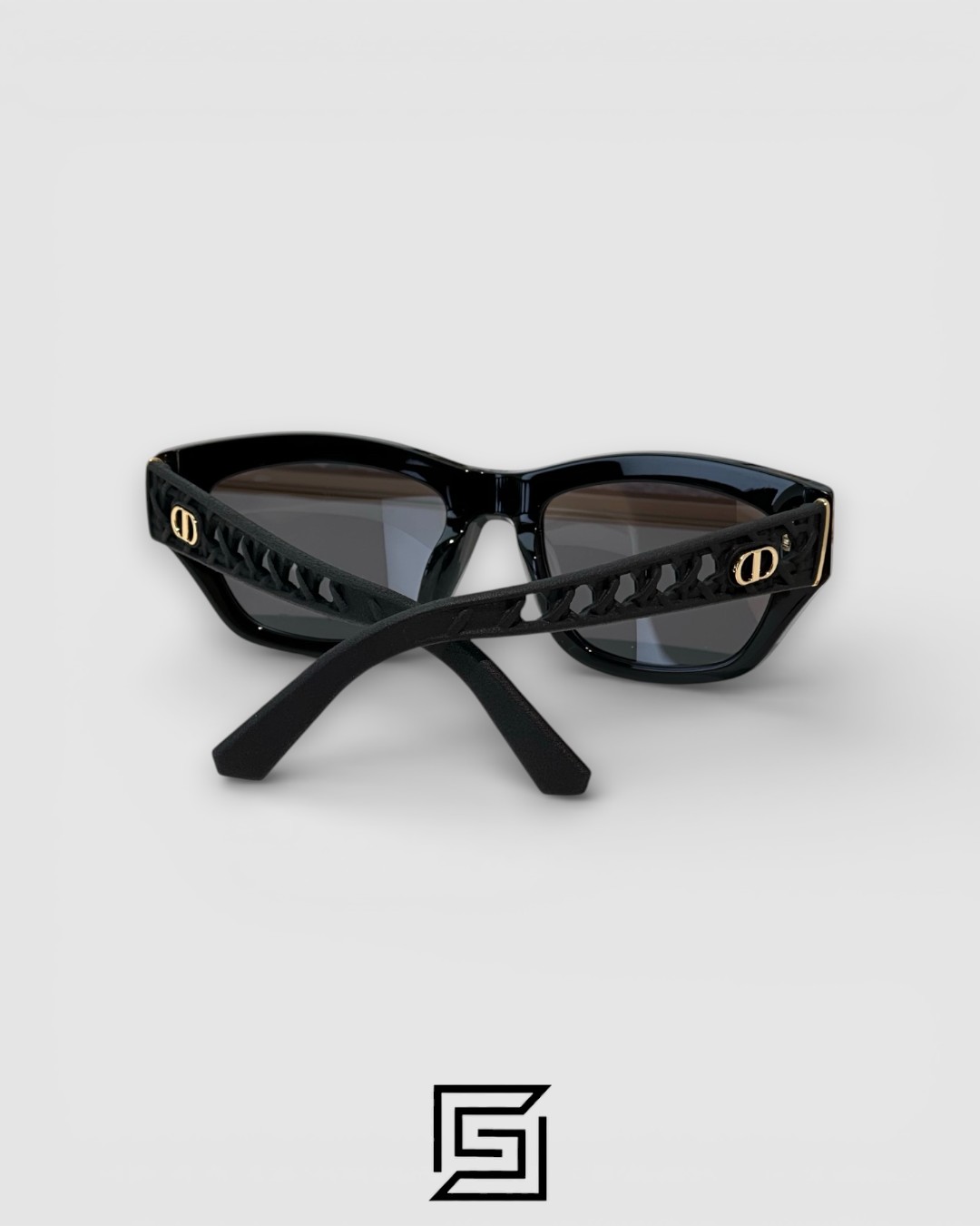 ⁦Dior VeryDior S2F Black Lenses and Black Frame Luxury Sunglasses⁩ - الصورة ⁦2⁩