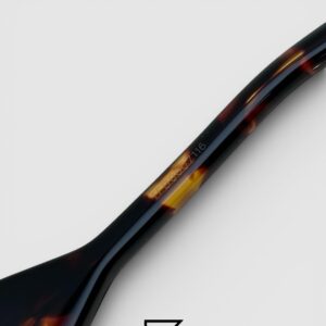 Dior Signature S13F Black Lenses and Tiger Brown Frame with Gold Logo Luxury Sunglasses - Image 8