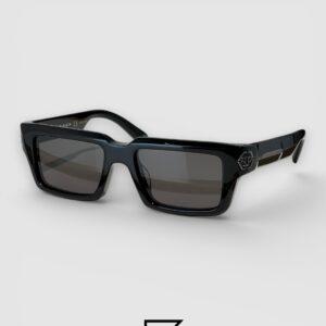 PHILIP PELEN Dark Shapes SPP044 Black Lenses Black Frame Gun Logo