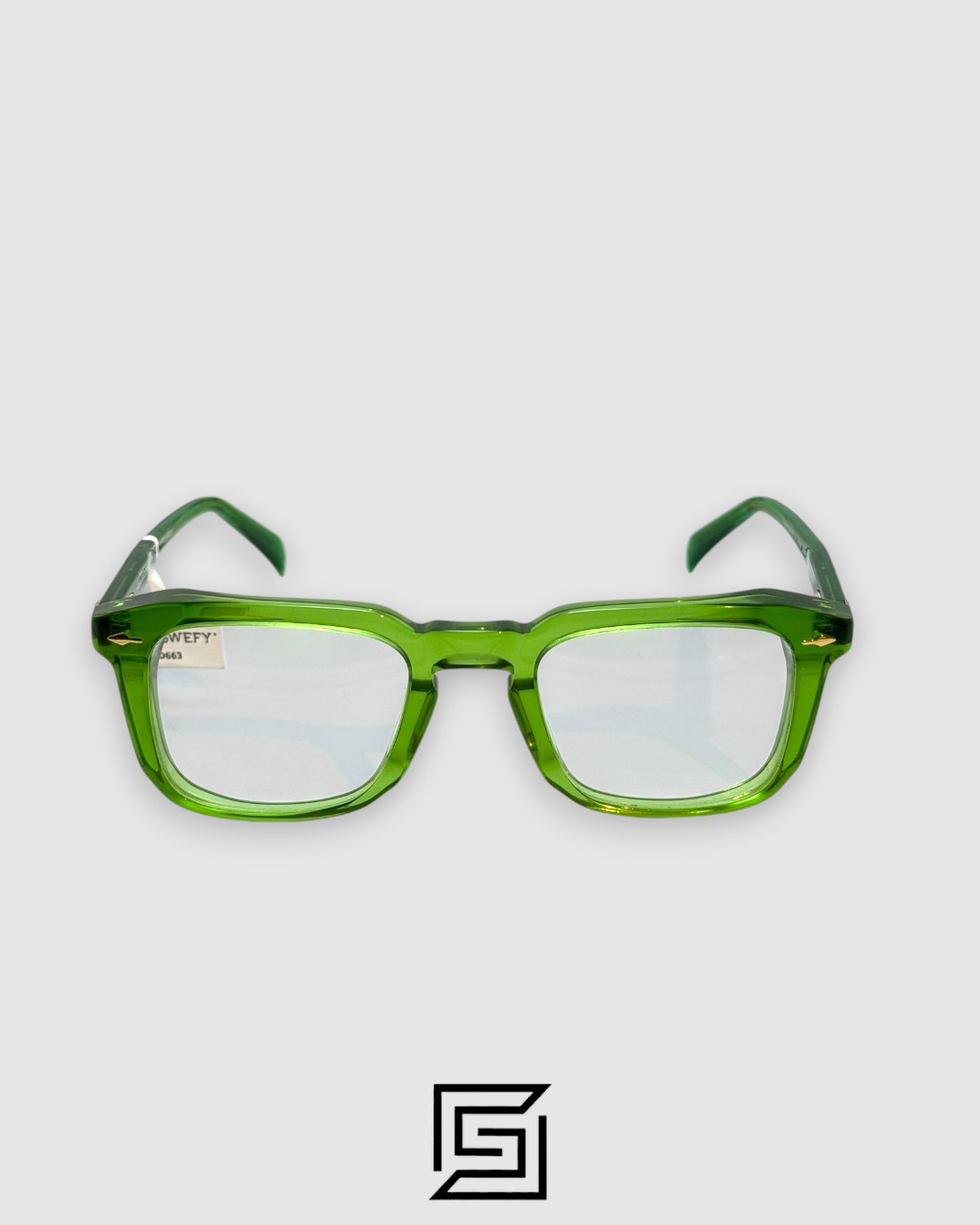 ⁦Jacques Marie Mage PRUDHON Sunglasses - Green Acetate Frame⁩ - الصورة ⁦2⁩