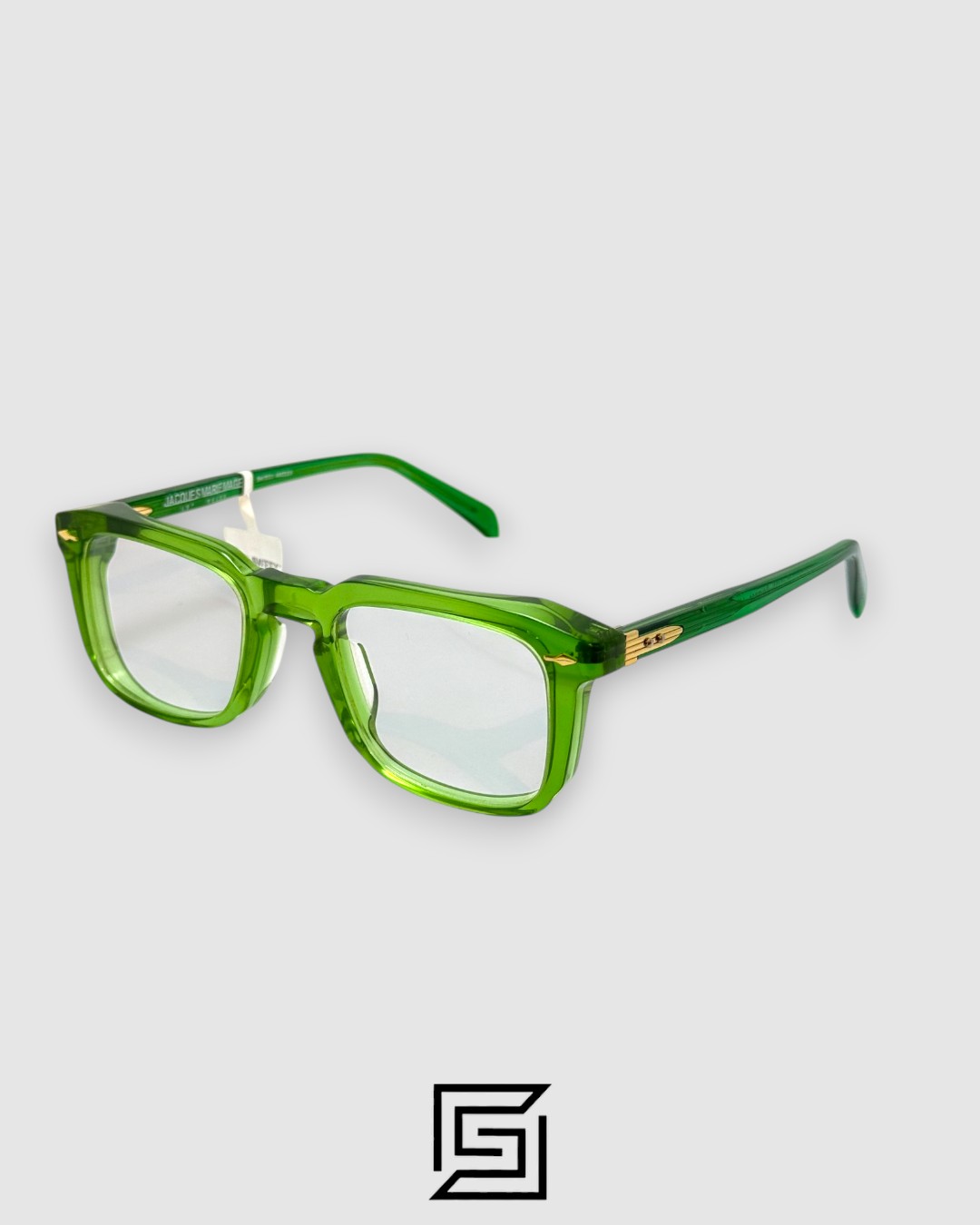 ⁦Jacques Marie Mage PRUDHON Sunglasses - Green Acetate Frame⁩ - الصورة ⁦1⁩