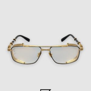 Balmain BRIGADE-V BPX-142E Eyewear - Gold and Black - Image 2