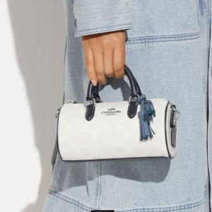 Bags,Leather,Women Coach leather Lacey Crossbody Bag In Signature Canvas CB874‏ Coach