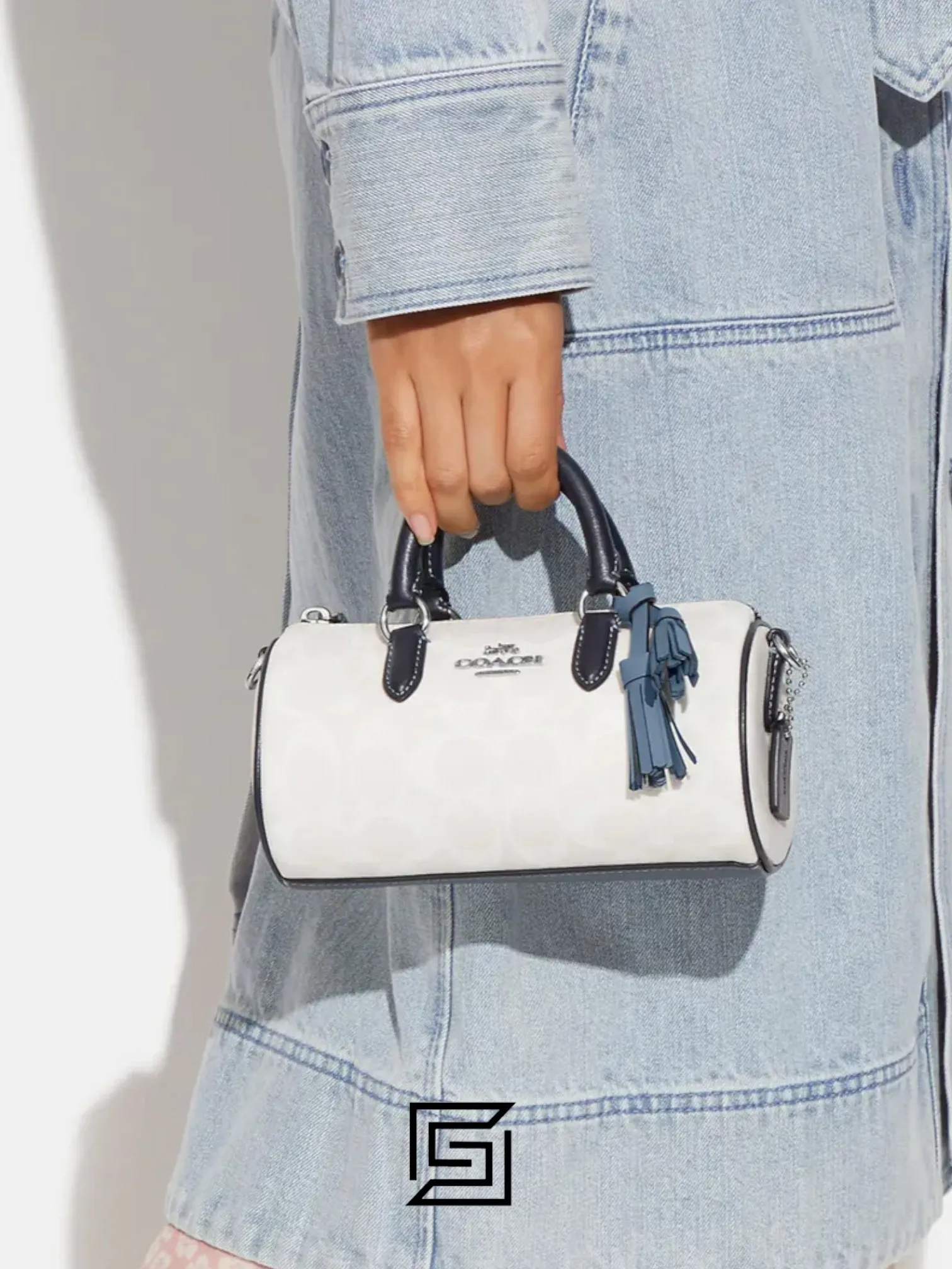 Bags,Leather,Women Coach leather Lacey Crossbody Bag In Signature Canvas CB874‏ Coach