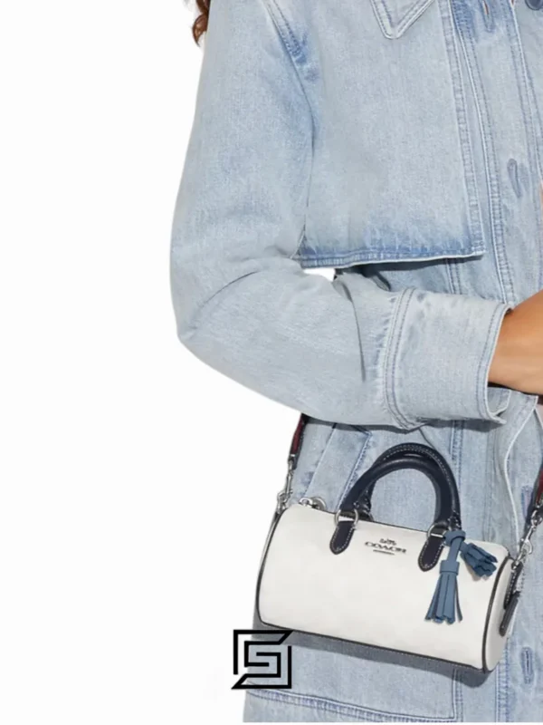 Bags,Leather,Women Coach leather Lacey Crossbody Bag In Signature Canvas CB874‏ Coach