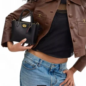 Bags,Leather,Women Coach leather WILLOW TOTE BAG 18 CW549 Coach