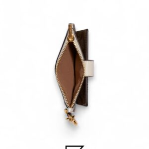 Leather,Wallets,Women Attachment Card Case In Signature Canvas C7398 Coach
