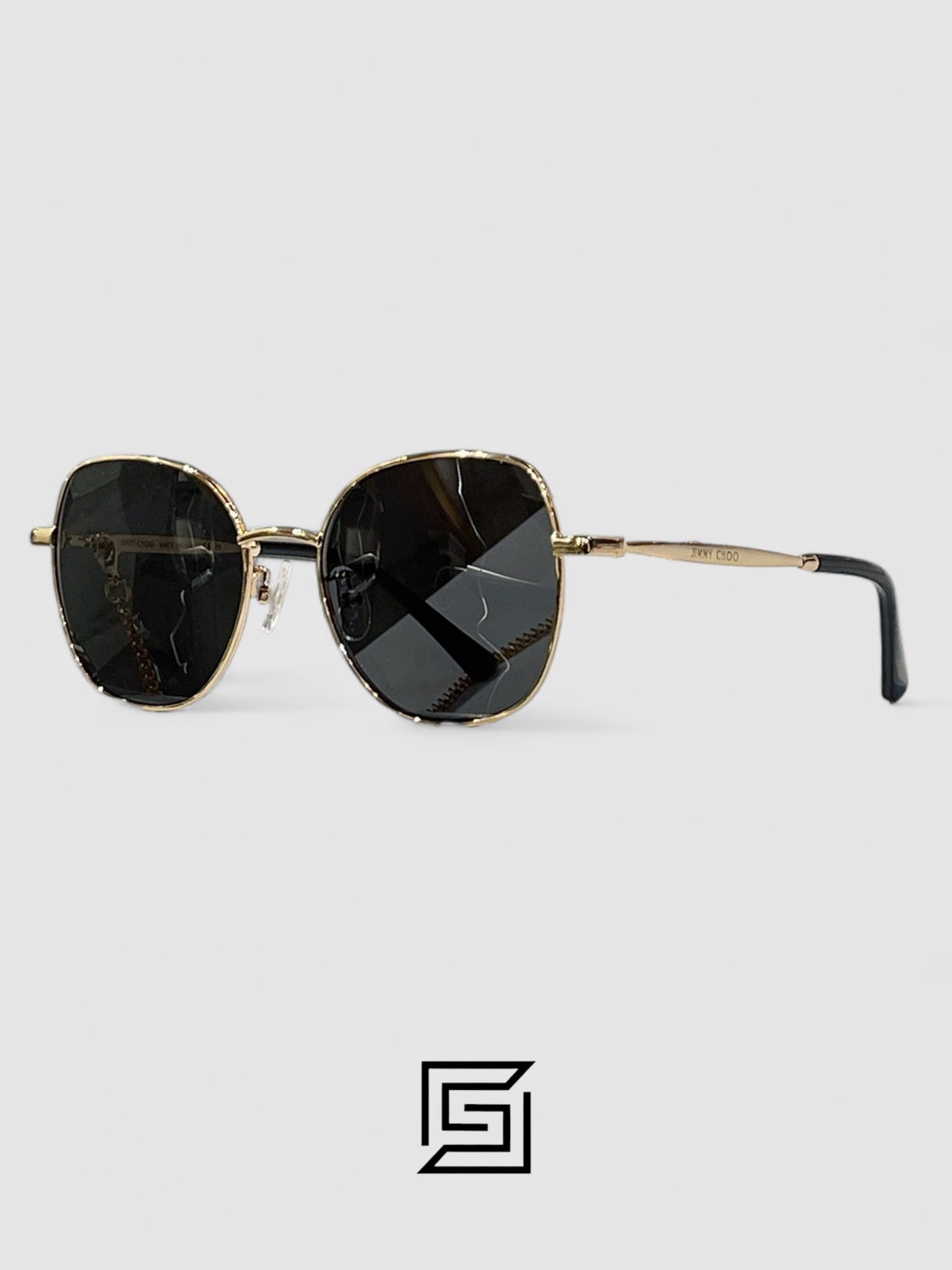 Sunglasses,Women JIMMY CHOO Sunglasses Women JC281/GOLD X BLACK Jimmy Choo
