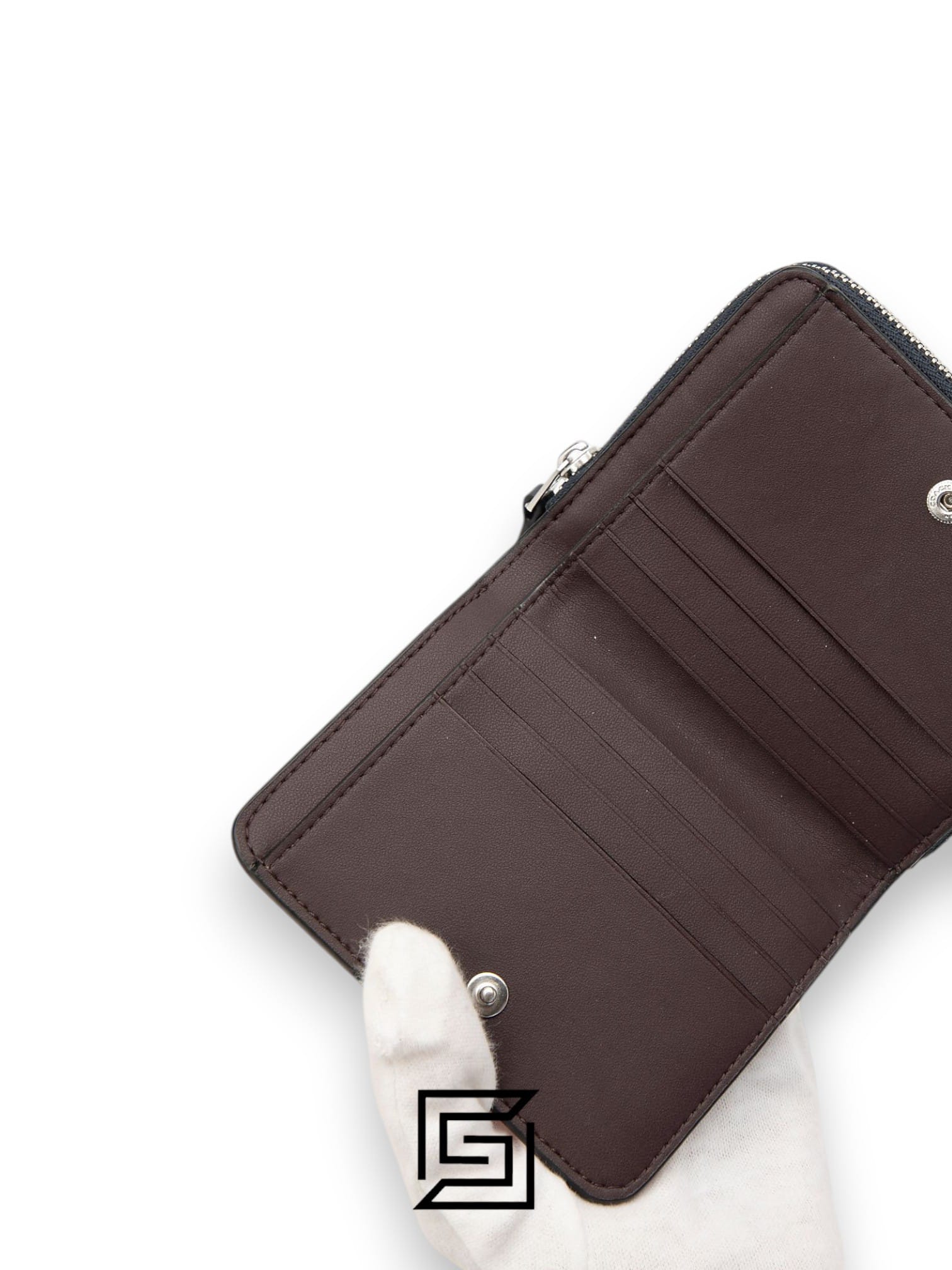 Leather,Wallets,Women Billfold Wallet With Strawberry Print CT908 Black Coach