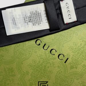 Ties Gucci - Black Color With Big Gold Bee Gucci