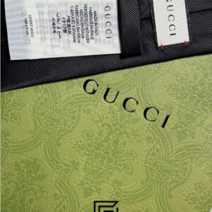 Ties Gucci - Black Color With Gucci Ticket Gucci