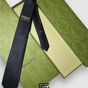 Ties Gucci - Black Color With Gucci Ticket Gucci