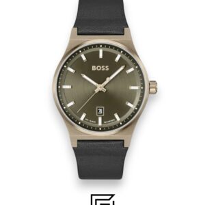 Men,Original Watches Hugo Boss Men’s Watch Candor 1514080 Olive Boss