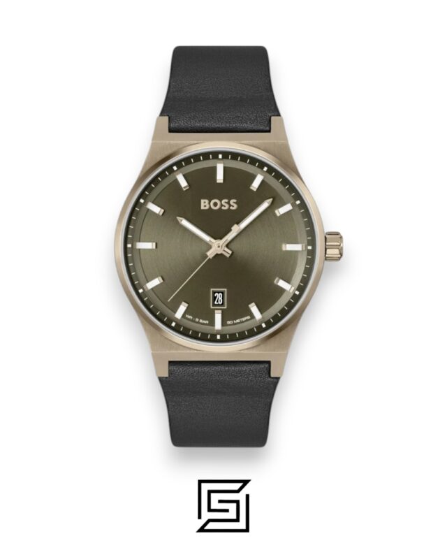 Men,Original Watches Hugo Boss Men’s Watch Candor 1514080 Olive Boss
