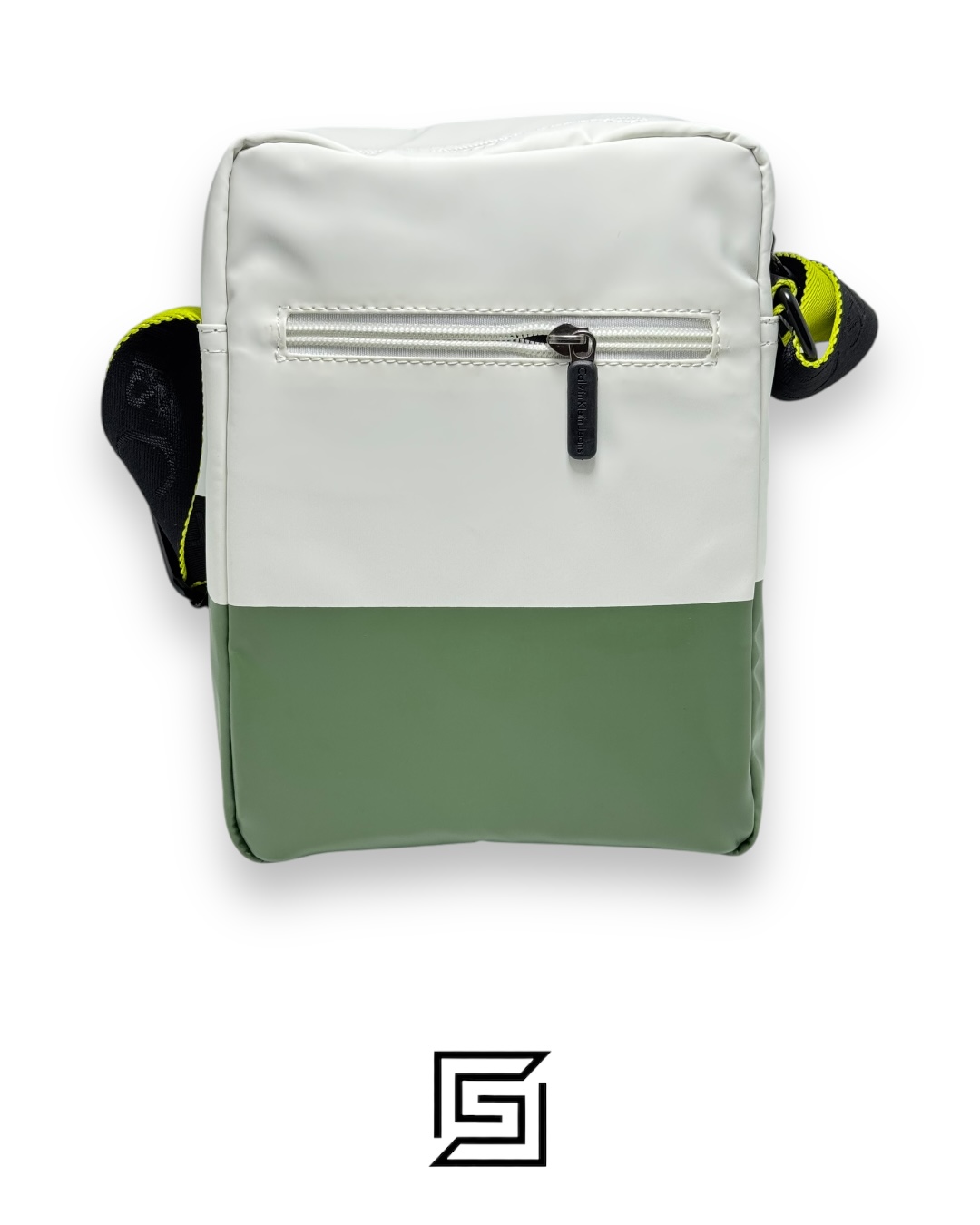 Bags,Leather,Men Ck Cross Bag Bg4-572 White - Green Calvin Klein
