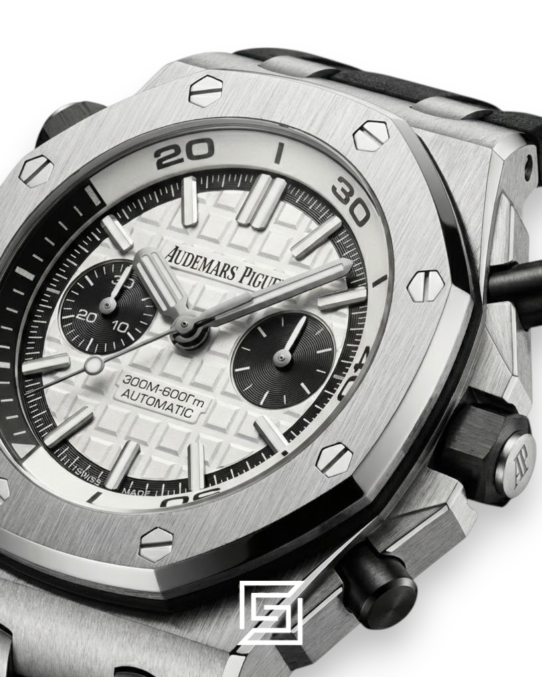 Audemars Piguet Royal Oak Offshore Diver Chronograph – White Dial – Rubber Strap – Japanese Quartz - Image 2