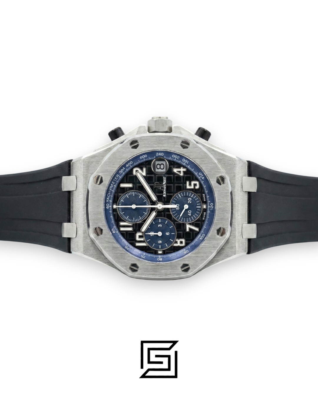 Audemars Piguet Royal Oak Offshore Chronograph – Black Dial – Rubber Strap – Japanese Quartz - Image 3