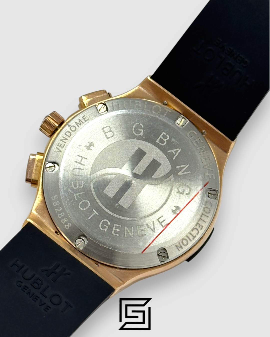 ⁦Hublot Big Bang Women – Black Diamond Bezel, Rose Gold & Black Dial⁩ - الصورة ⁦3⁩