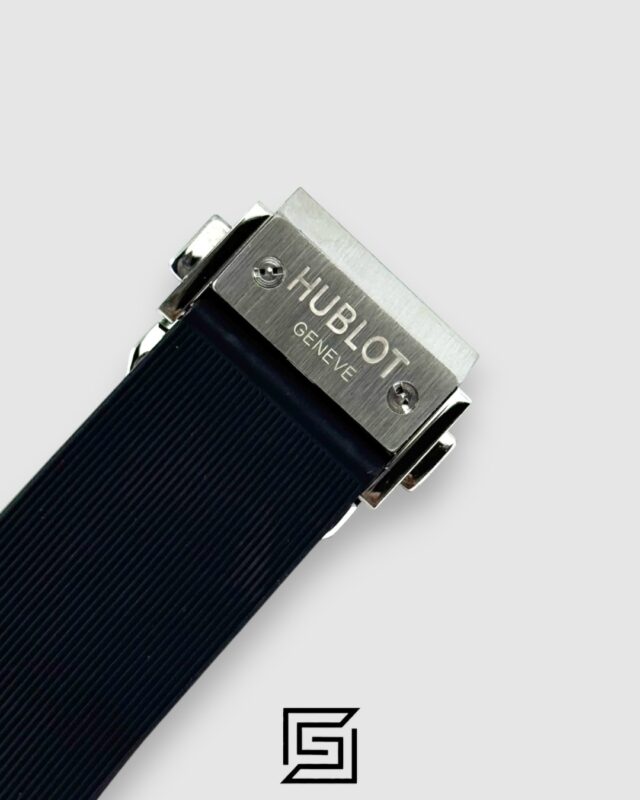 Hublot Big Bang Women – White Dial, Diamond Bezel & Black Rubber