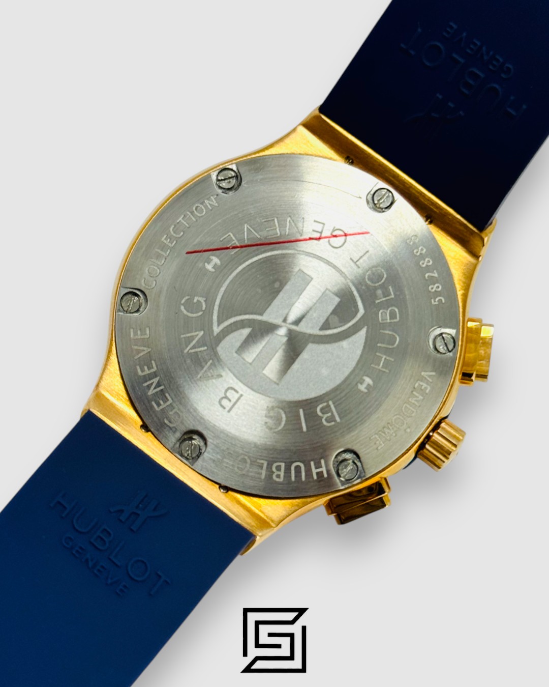Hublot Big Bang Women – Blue Diamond Bezel, Rose Gold & Blue Dial - Image 3