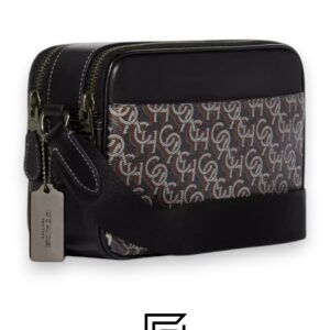 Bags,Leather,Men,Women Graham Crossbody Bag With Coach Monogram Print CF484 Coach
