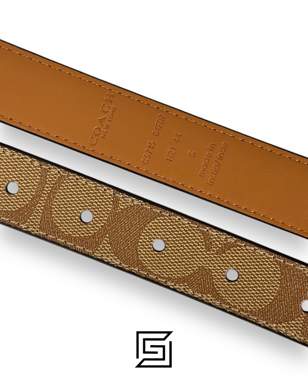 Signature Buckle Belt 38 Mm COLOR Brown C5715 - Image 2