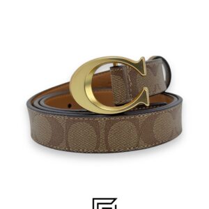 Signature Buckle Belt 38 Mm COLOR Brown C5715 - Image 1