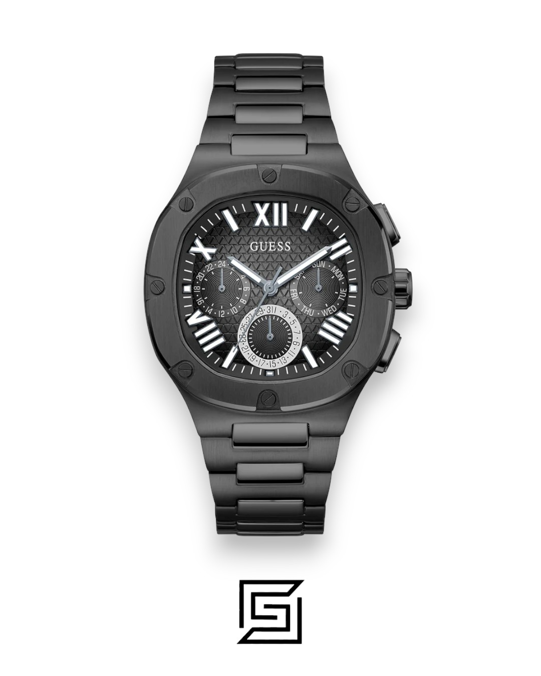 ⁦Guess GW0572G3 Black Dial Men's Watch 42mm⁩ - الصورة ⁦1⁩