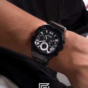 ⁦Guess GW0572G3 Black Dial Men's Watch 42mm⁩ - الصورة ⁦7⁩