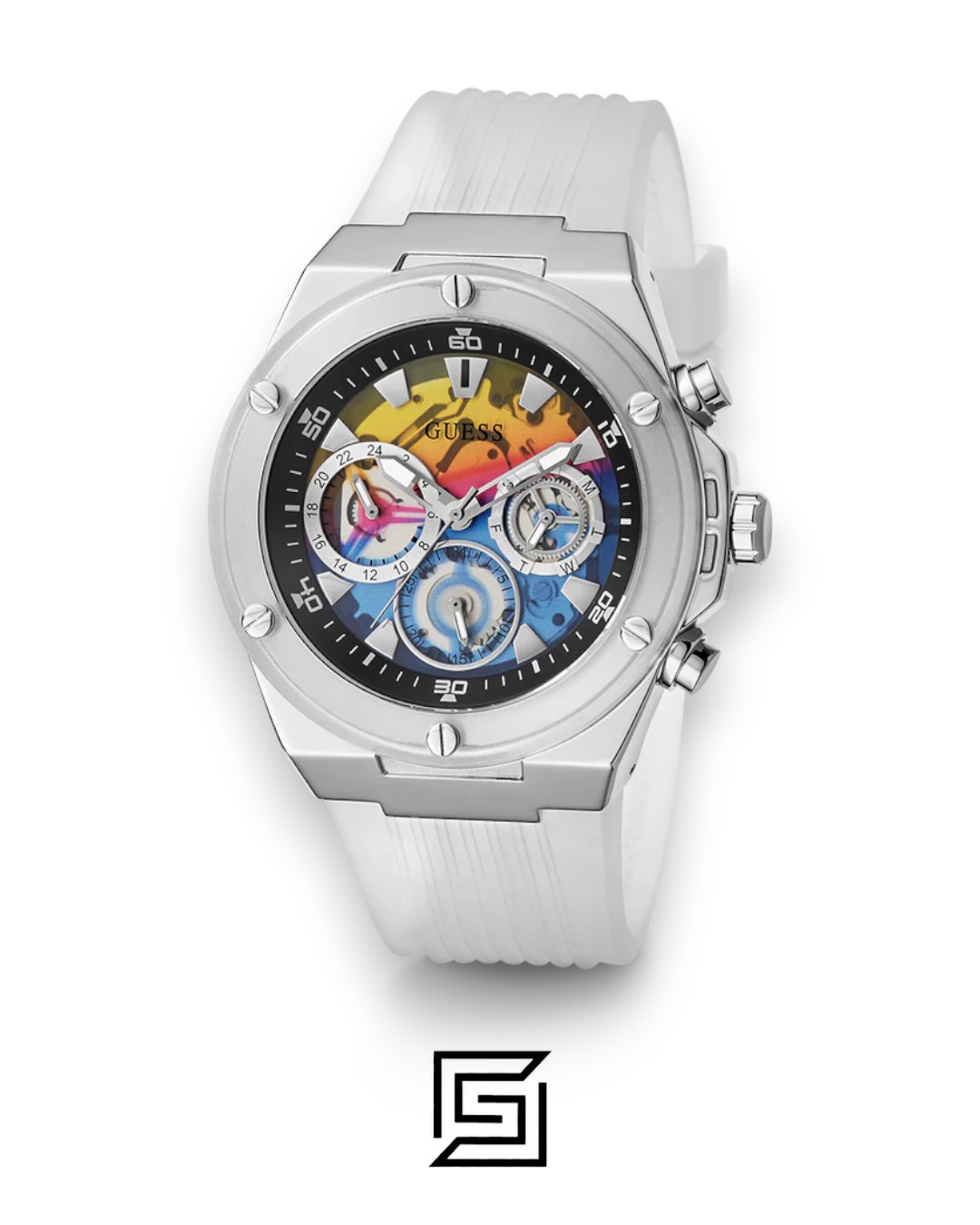 GUESS MEN TRANSPARENT TONE Analog Watch -GW0425G4 - Image 2