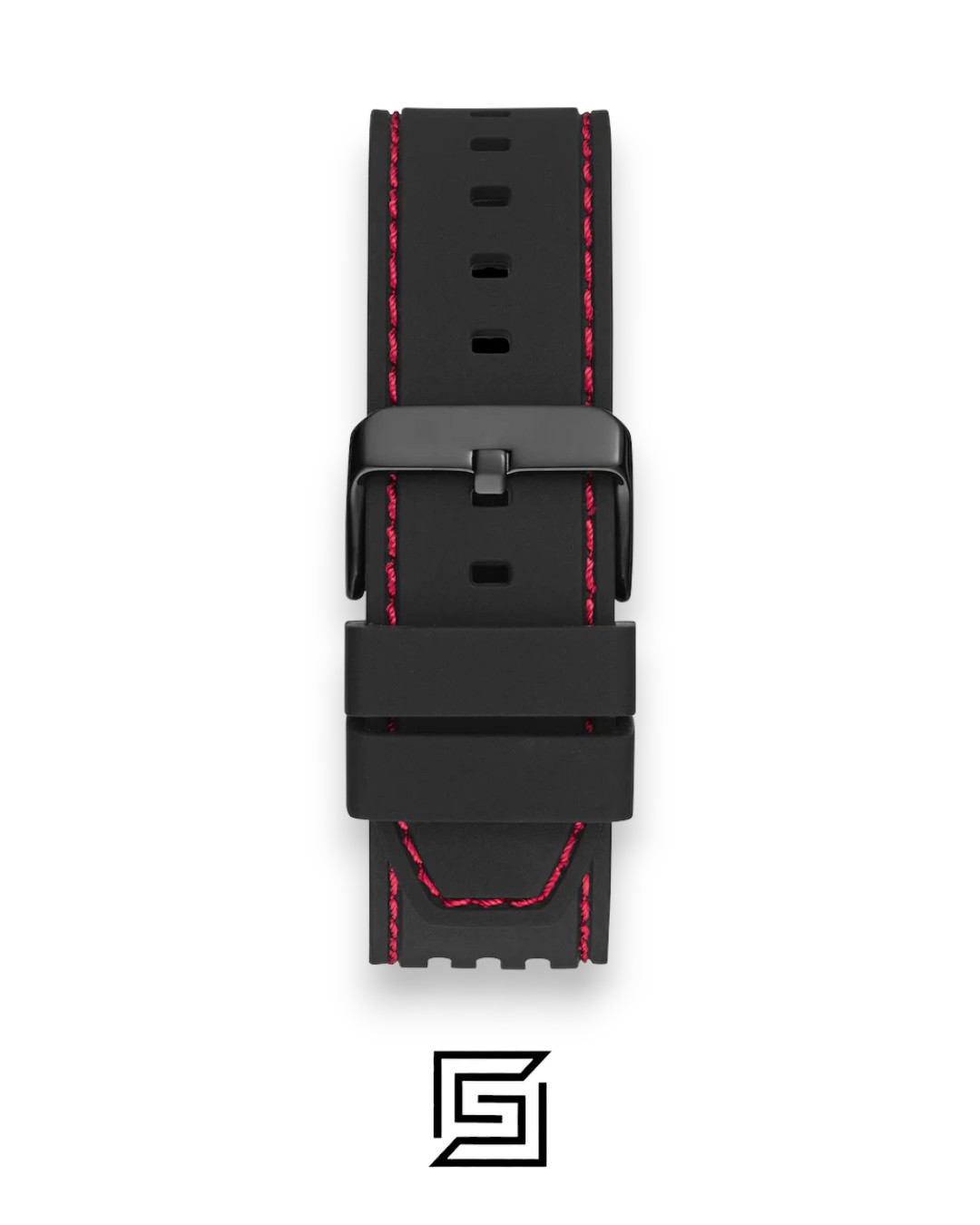 GUESS MEN RED Tone Analog Band Color BLACK WATCH GW0499G4 - Image 4