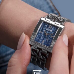 GUESS Ladies SILVER Tone Analog GW0807L1 - Image 7