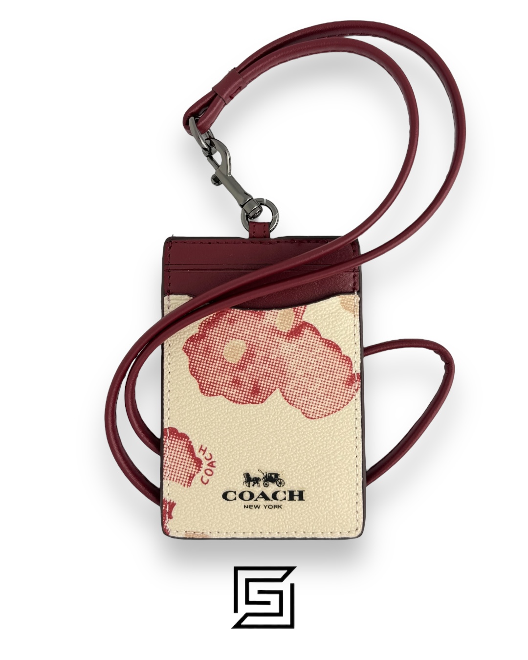 ID lanyard with Fllowers print C8685 - Image 1